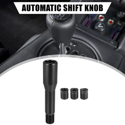 Shift Knob for Universal Vehicles (10cm, Aluminum Alloy, Black)