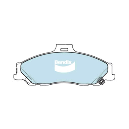 Set of 4 Bendix HD Front Disc Brake Pads for Ford Courier (1999–2006)