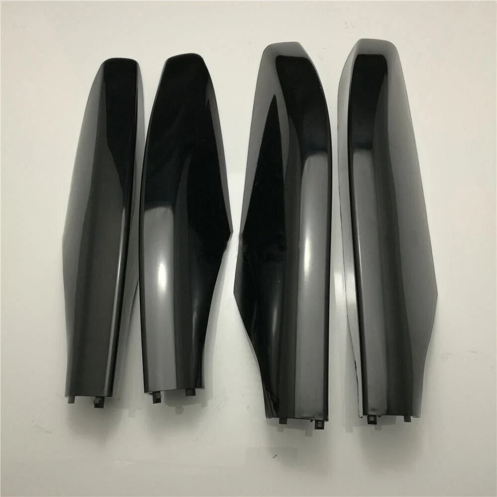 4 Pcs Black Roof Rail End Molding Cover Cap Shell for Lexus GX470 (2003–2009)