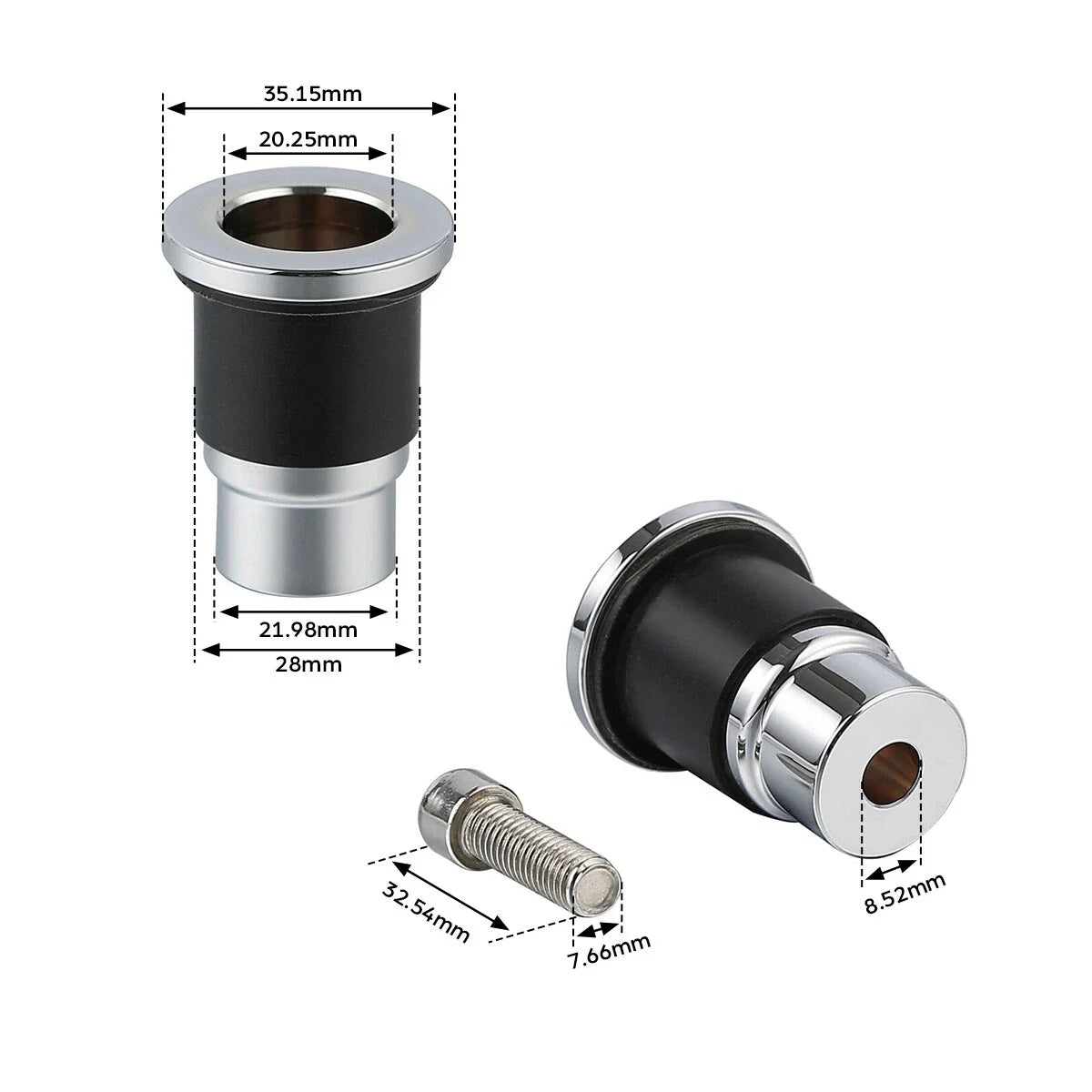 Quick Release Mount Spools for Indian Chief Dark Horse Classic (2014-2018)