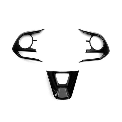 3X Steering Wheel Button Switch Cover Trim for Toyota Corolla (2019–2024)