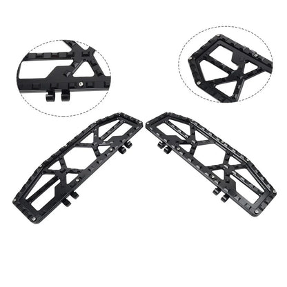 Black Rider Driver Floorboards Foot Pegs for Harley Electra Glide