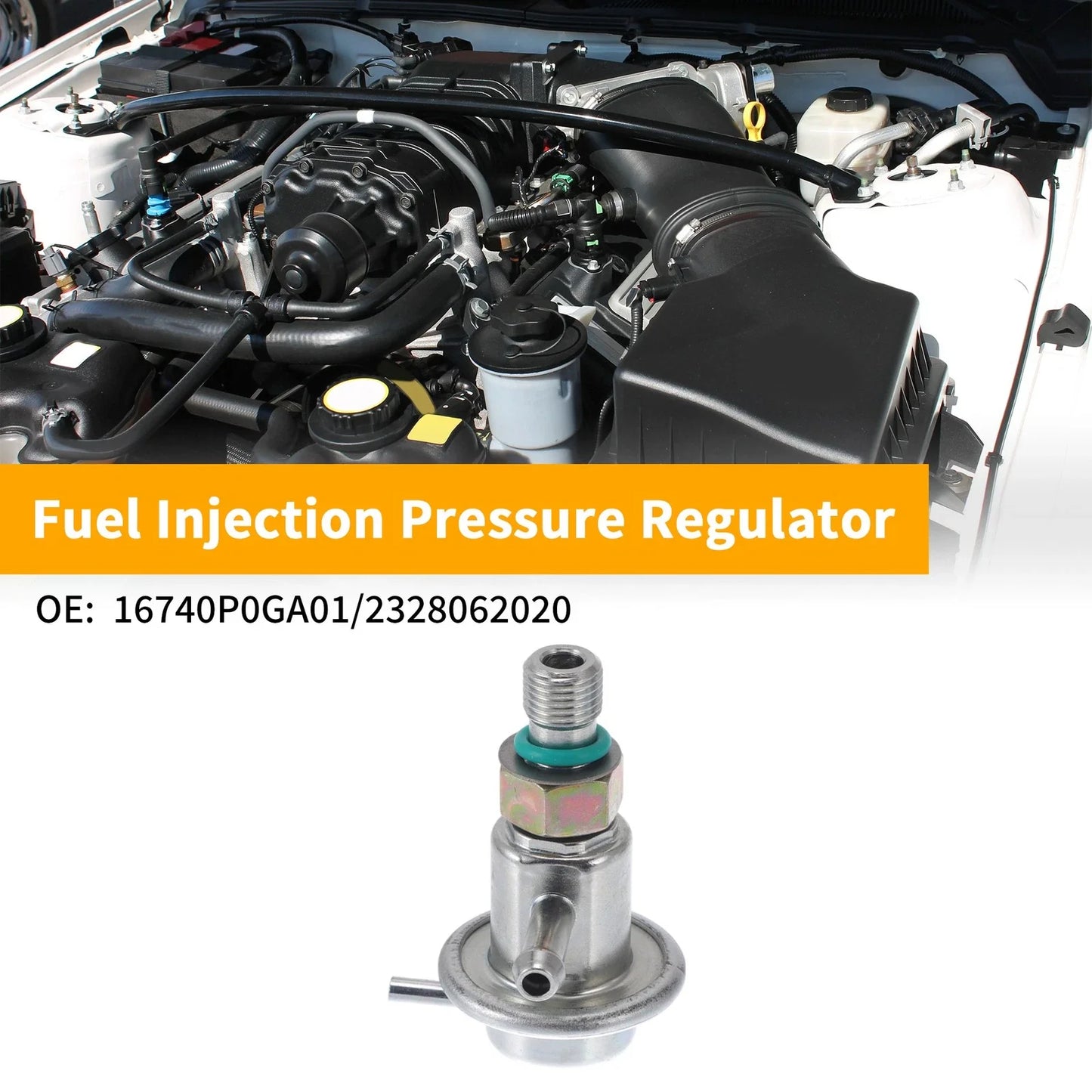 Fuel Pressure Regulator for Honda Accord (1995-1997) - Metal 1 x Unit