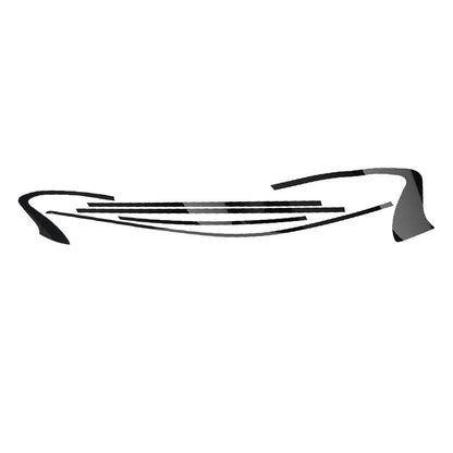 Chrome Blackout Overlay Window Trim for Infiniti Q50 Q50S (2014-2023)
