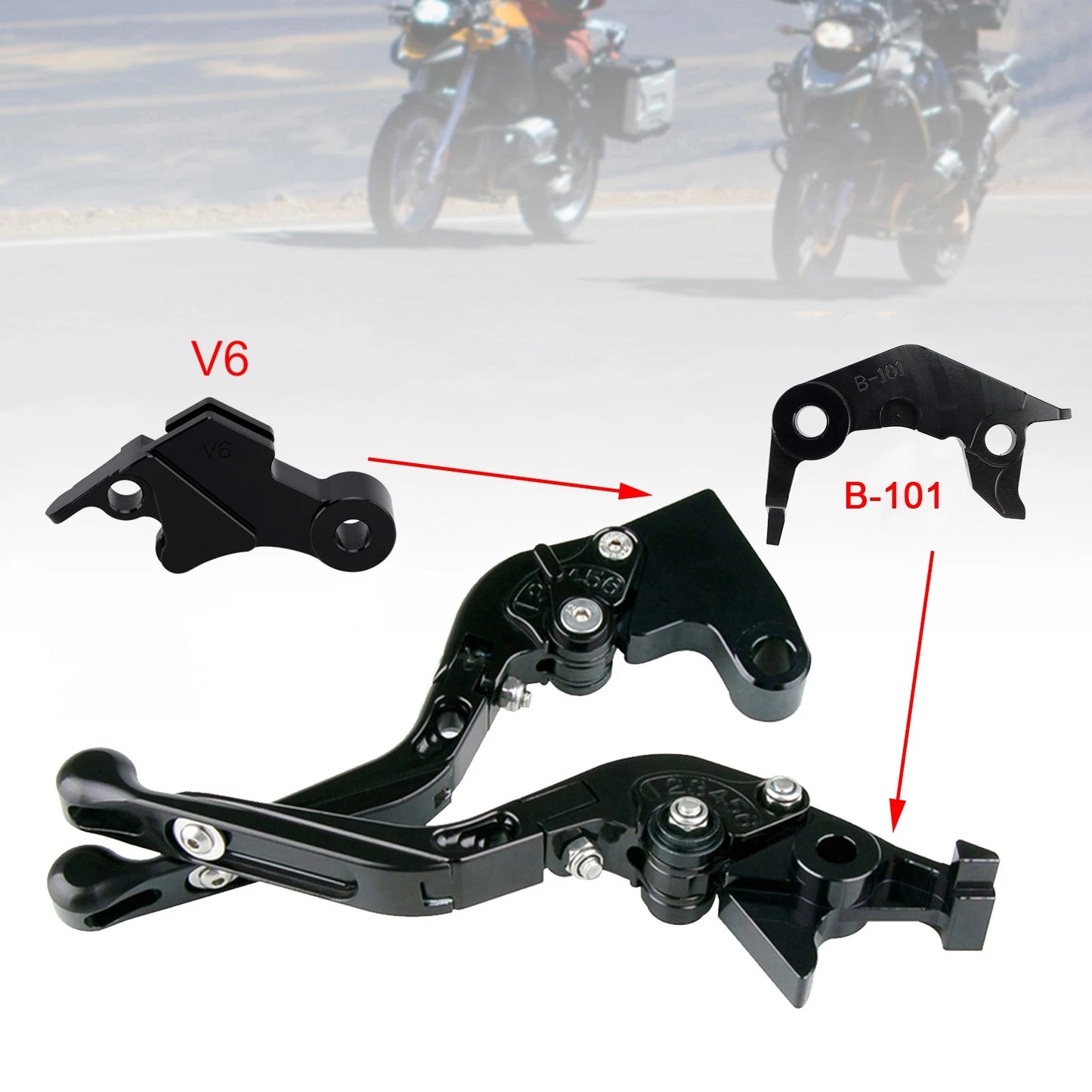 Adjustable Brake Clutch Levers for Yamaha XSR900 MT-09 (2024–2025) Gold