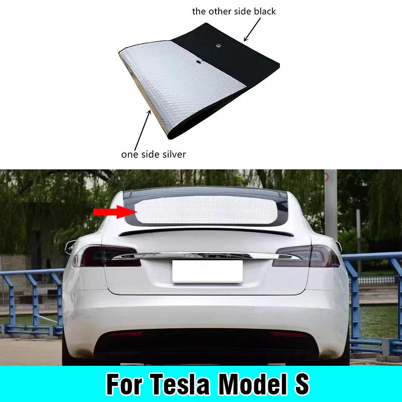 Rear Windshield Privacy Sunshade Cover for Tesla Model S
