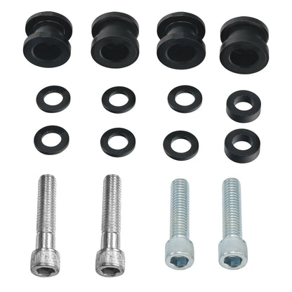 Vivid Black Two Up Mounting Rack for Harley Sport Glide FLSB (2018-2021)
