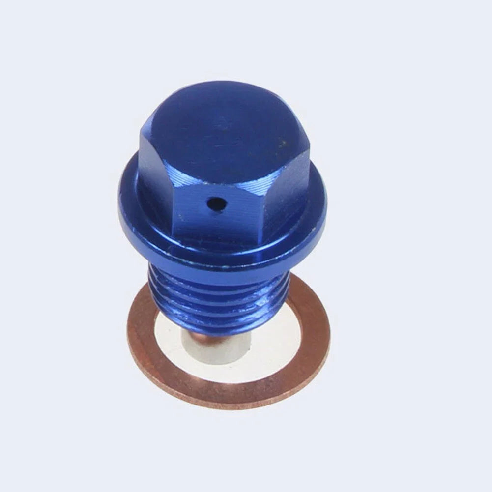 Anodized Magnetic Oil Change Pan Drain Bolt Washer / M12x1.25 / for Toyota