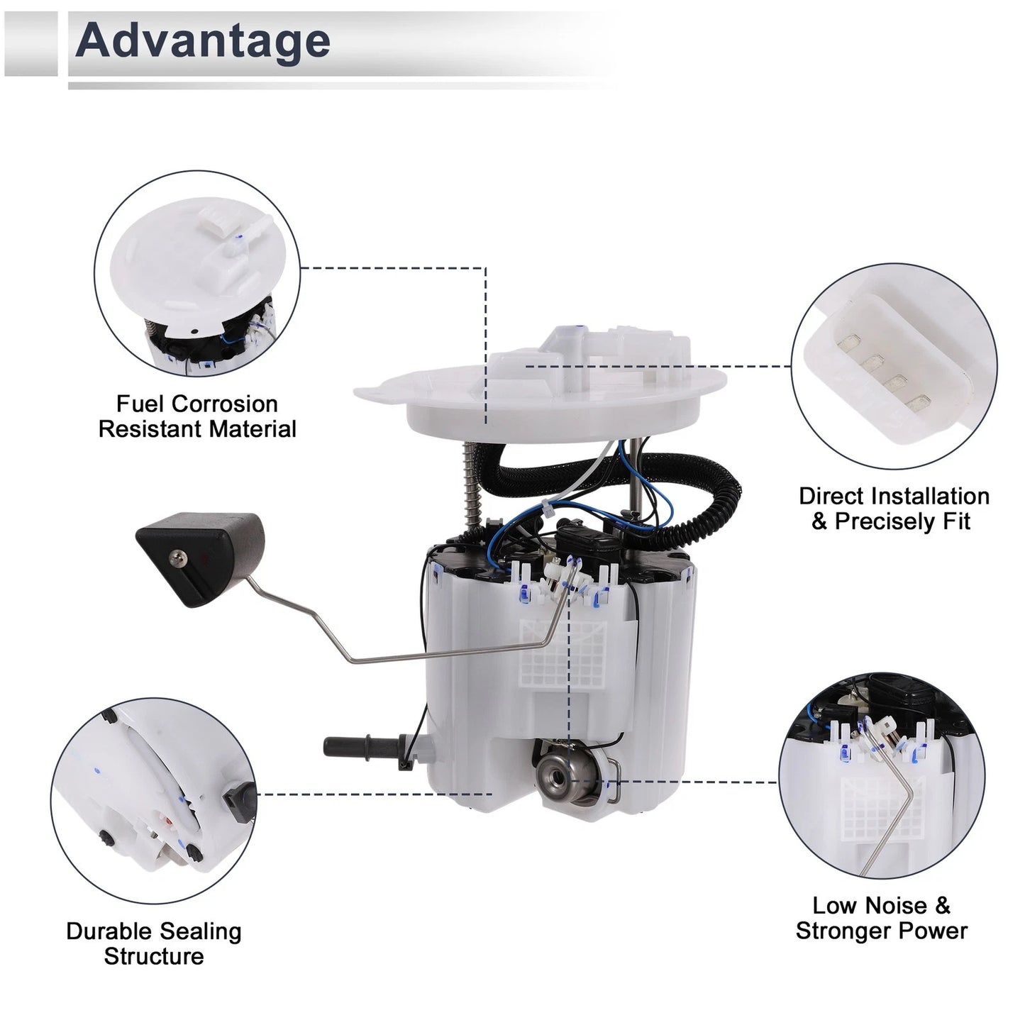 Fuel Pump Assembly for Chevrolet Camaro V6 3.6L (2010–2015) No.13592337