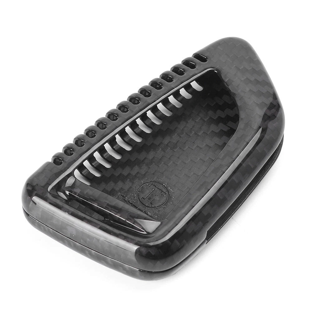 Carbon Fiber Key Fob Remote Cover for BMW 1 2 3 4 5 6 7 Series X1 X2 (2011–2023)