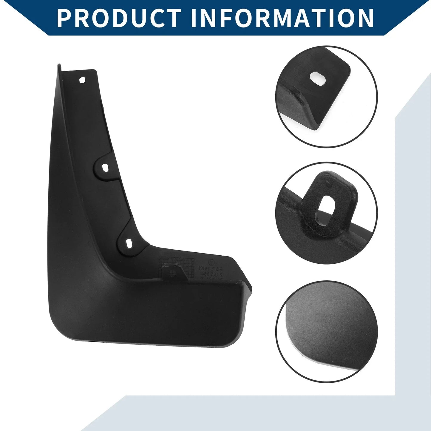 Mud Flaps / Splash Guards 1 x for BMW X1 (2016-2023)