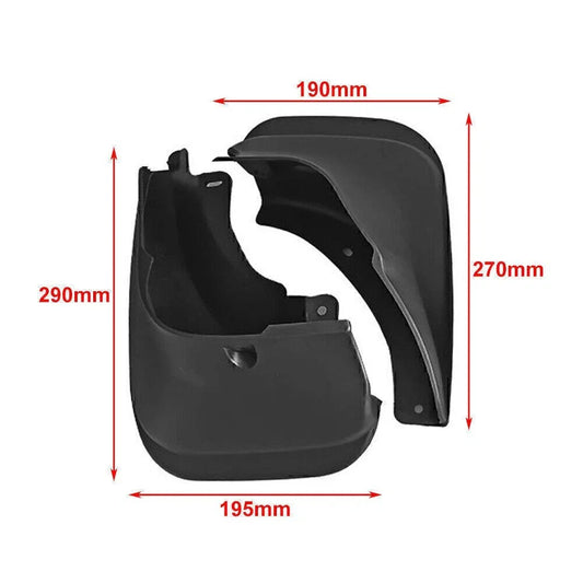 Mud Flaps Set Black for Toyota Corolla (1993-1997)