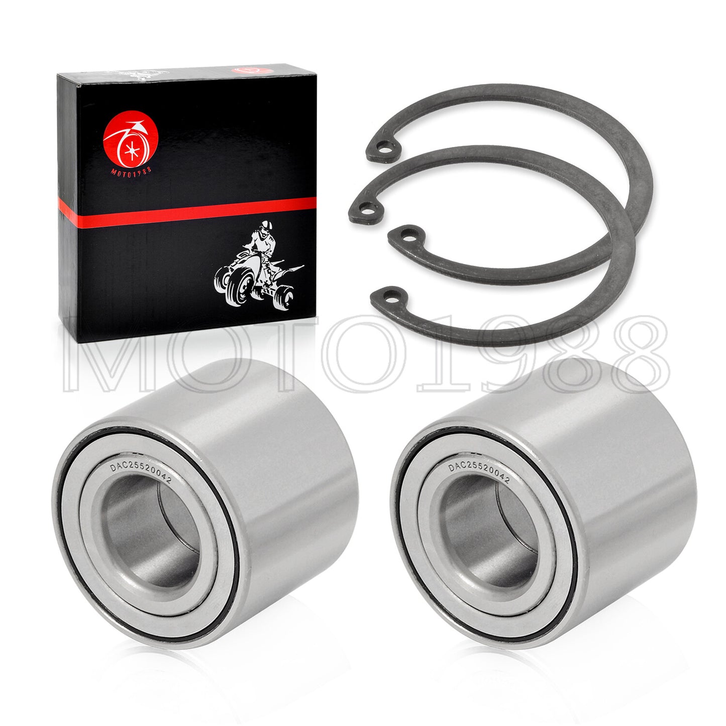 2X Rear Wheel Bearings for Kawasaki Mule 3000 3010 3020 4000 4010