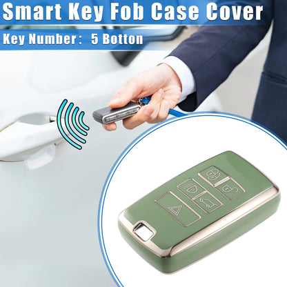 Smart Key Fob Case for Land Rover Discovery Sport (2010–2020) - Green