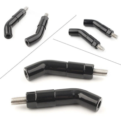 Mirror Stem Extenders for Harley Davidson Iron 1200 XL1200NS (2018-2019) Black