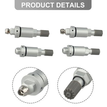 Alloy Valve Stem 4 x for Tesla Tire Valves