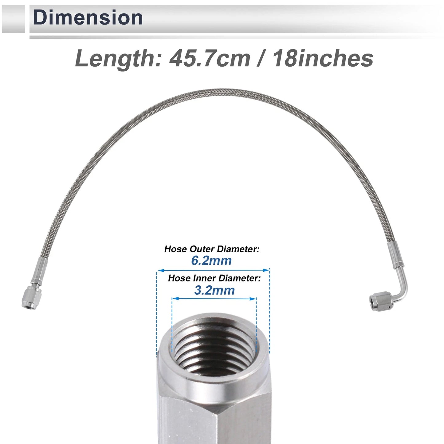 AN-3 Turbo Oil Feed Line Kit