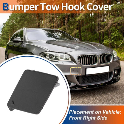 Tow Hook Cover Front Right Side for BMW Sophisto Grey