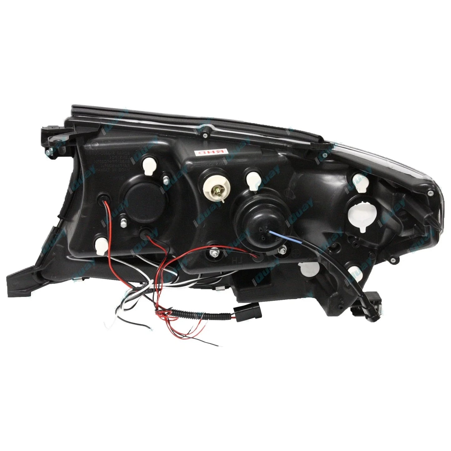 Angel-eye Projector LED Chrome Headlights for Landcruiser 200 Series (2007-2015)