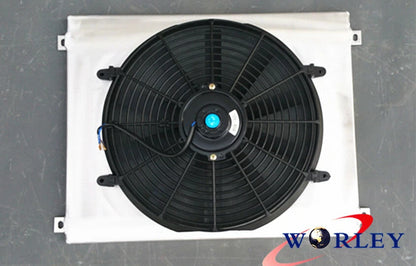 Aluminum Fan Shroud with Fans for Toyota Land Cruiser HZJ70/HZJ73/HZJ77 (1984–2000)