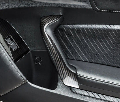 1 Pair Black Inner Door Handle Trim for Subaru BRZ 2012-2020 (2012-2020)