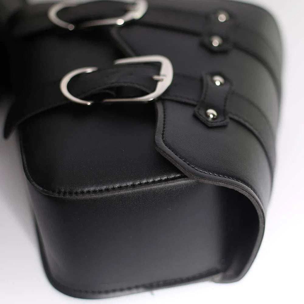 Motorcycle PU Leather Pouch Saddle Bags