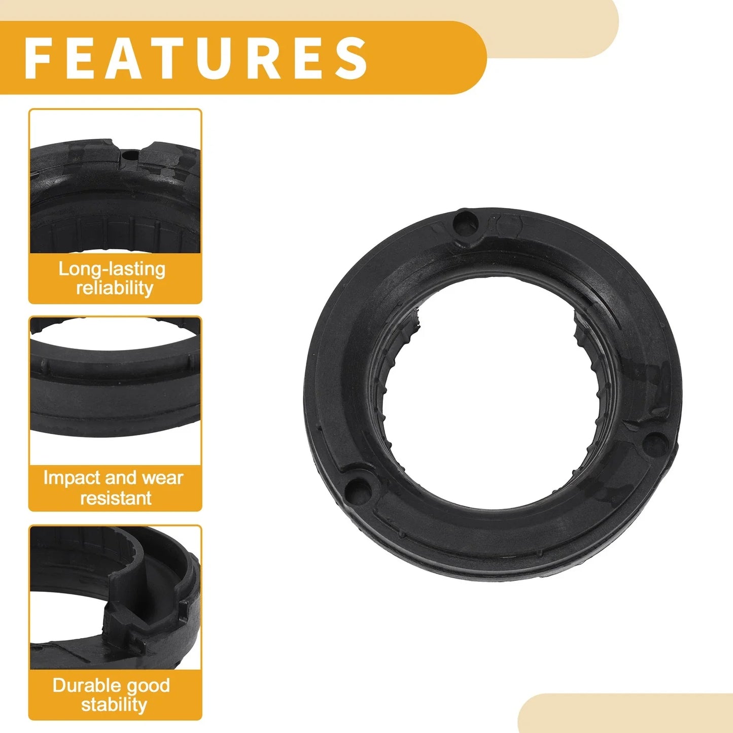 Upper Coil Spring Insulators Rubber 1 Pc for BMW 750i (2009 - 2015)