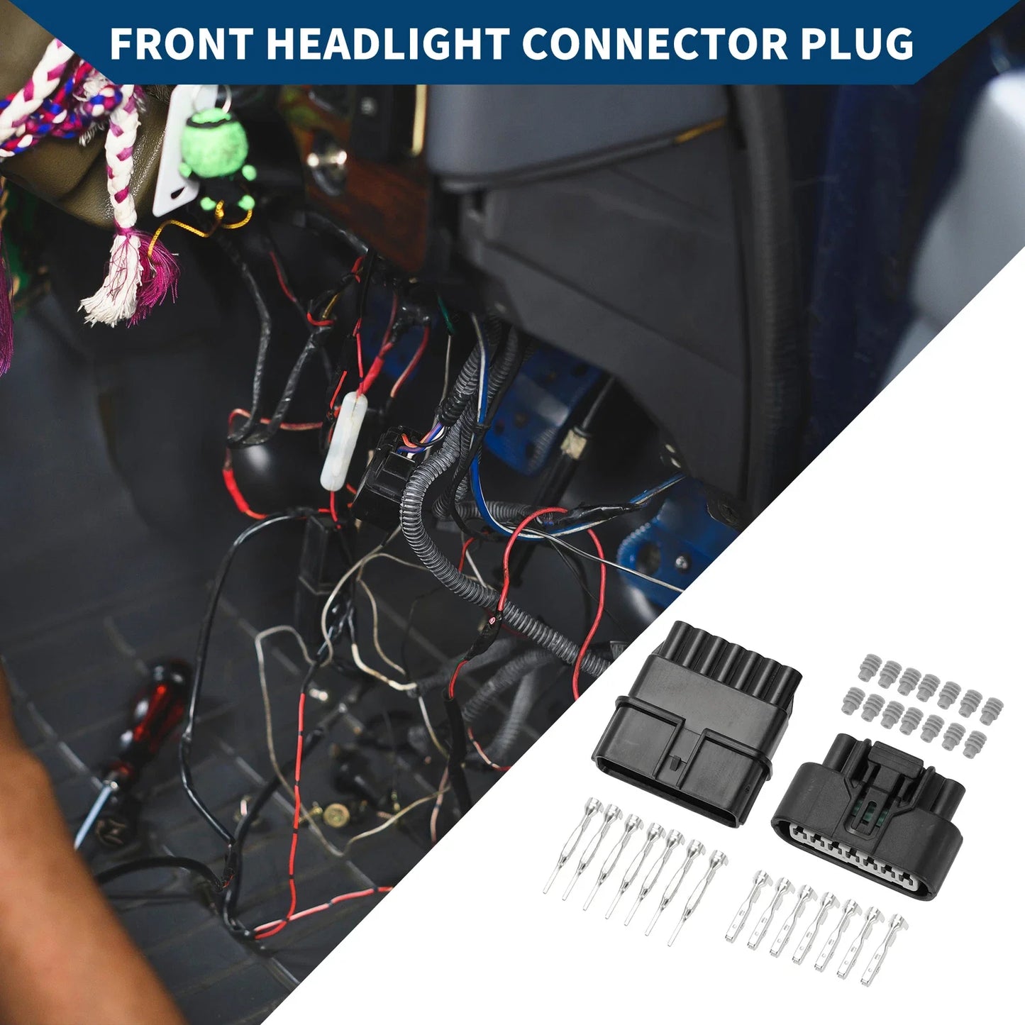 7 Pin Front Headlight Connector Plug for Honda Accord Spirior (2013-2017)