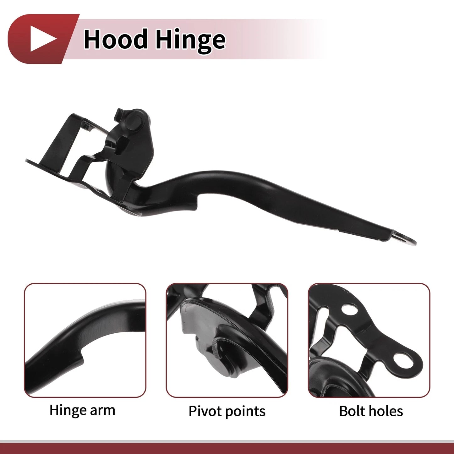 Hood Hinge for Toyota Vios NCP92 (2007–2014) Right Side 1 pcs