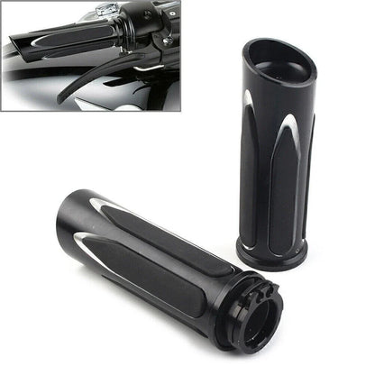 Soft Touch Hand Grips for Harley Touring Street Road Glide Electra Glide