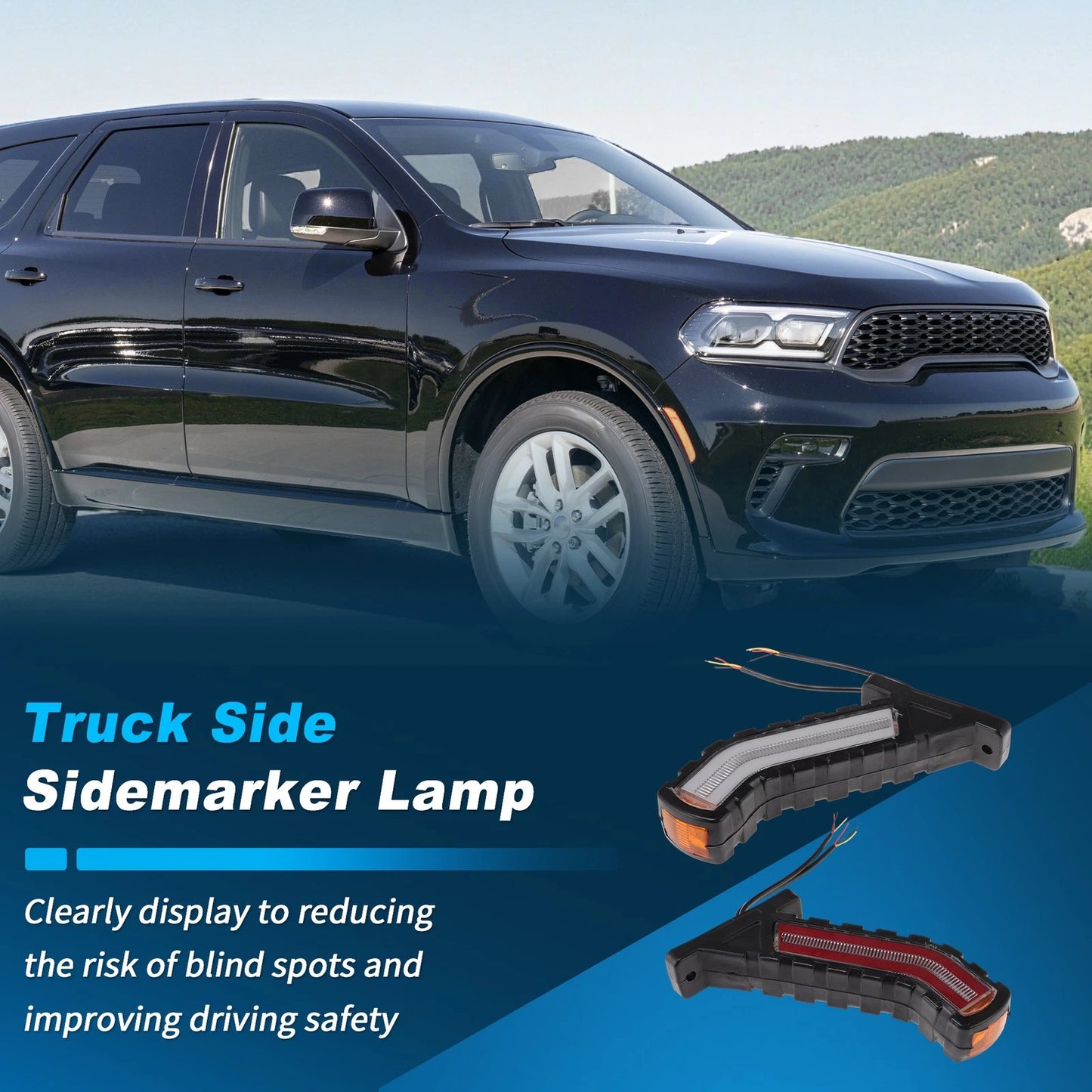 2X LED Side Fender Marker Light