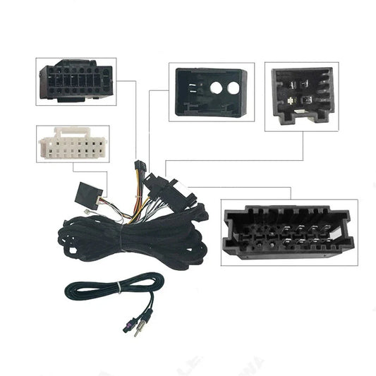 16PIN Power Wiring Harness Cable with Canbus Box for Benz S-Class (2007-2013)