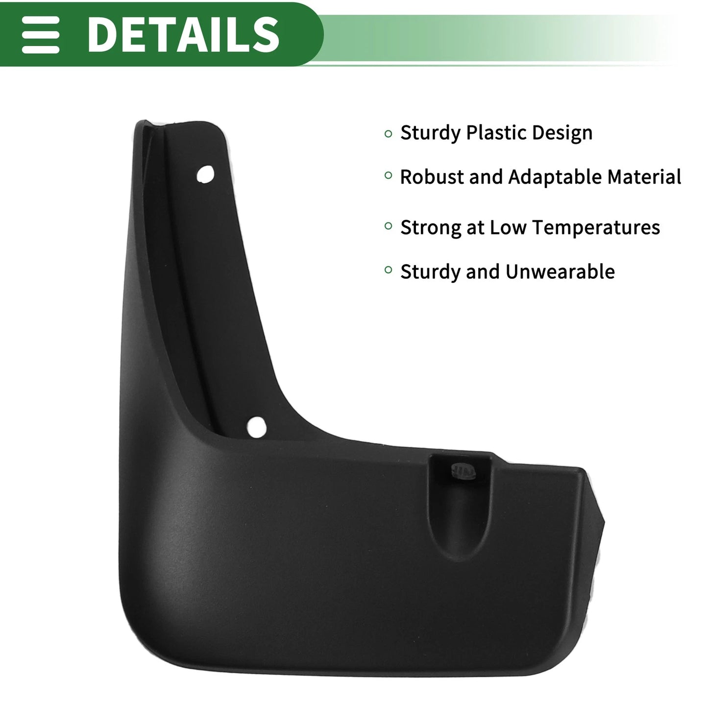 Mud Flaps Splash Guards for Hyundai Palisade (2019–2023) W/ Mounts