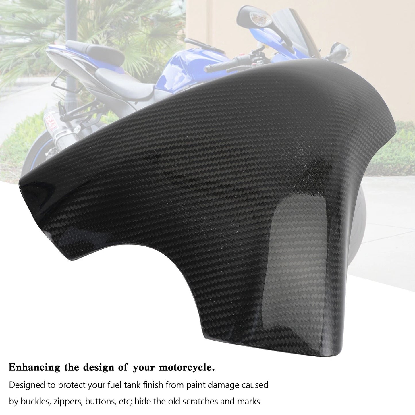 Carbon Fiber Tank Cover Fairing for Suzuki GSXR600 GSXR750 (2011–2025)
