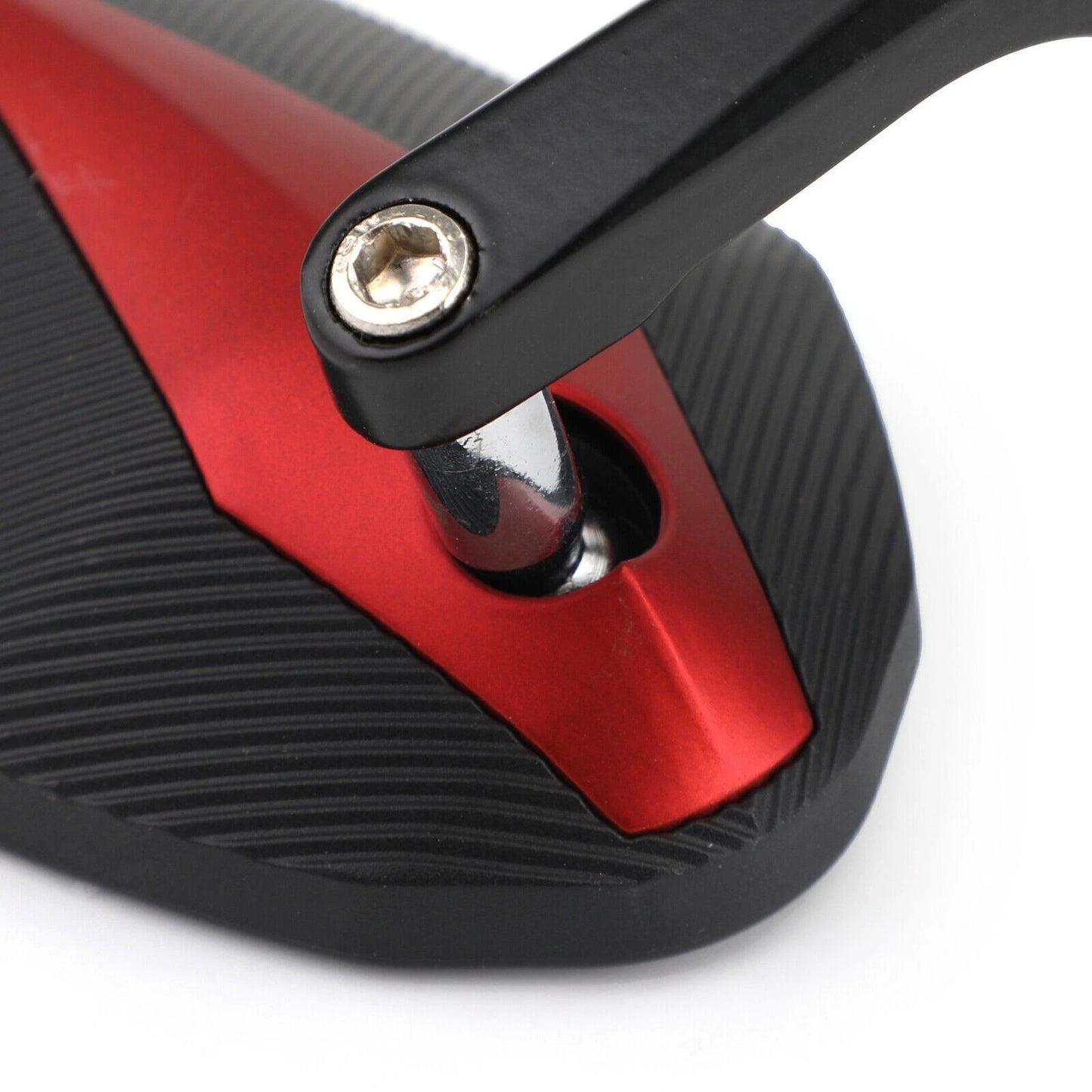 Side Mirrors for Motorcycle/Scooter 22mm Diamond Red