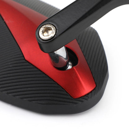 Side Mirrors for Motorcycle/Scooter 22mm Diamond Red