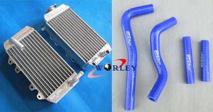 Aluminum Radiator + Black Silicone Hoses for Honda CRF150R (2007-2024)