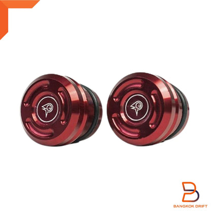 CNC Aluminium Red Side Frame Cap for Honda Monkey 125 Z125 (2018-2024)