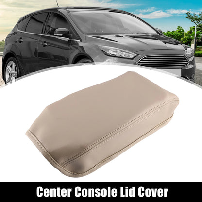 Center Console Armrest Cover for Honda Civic (2012–2015) Faux Leather Beige