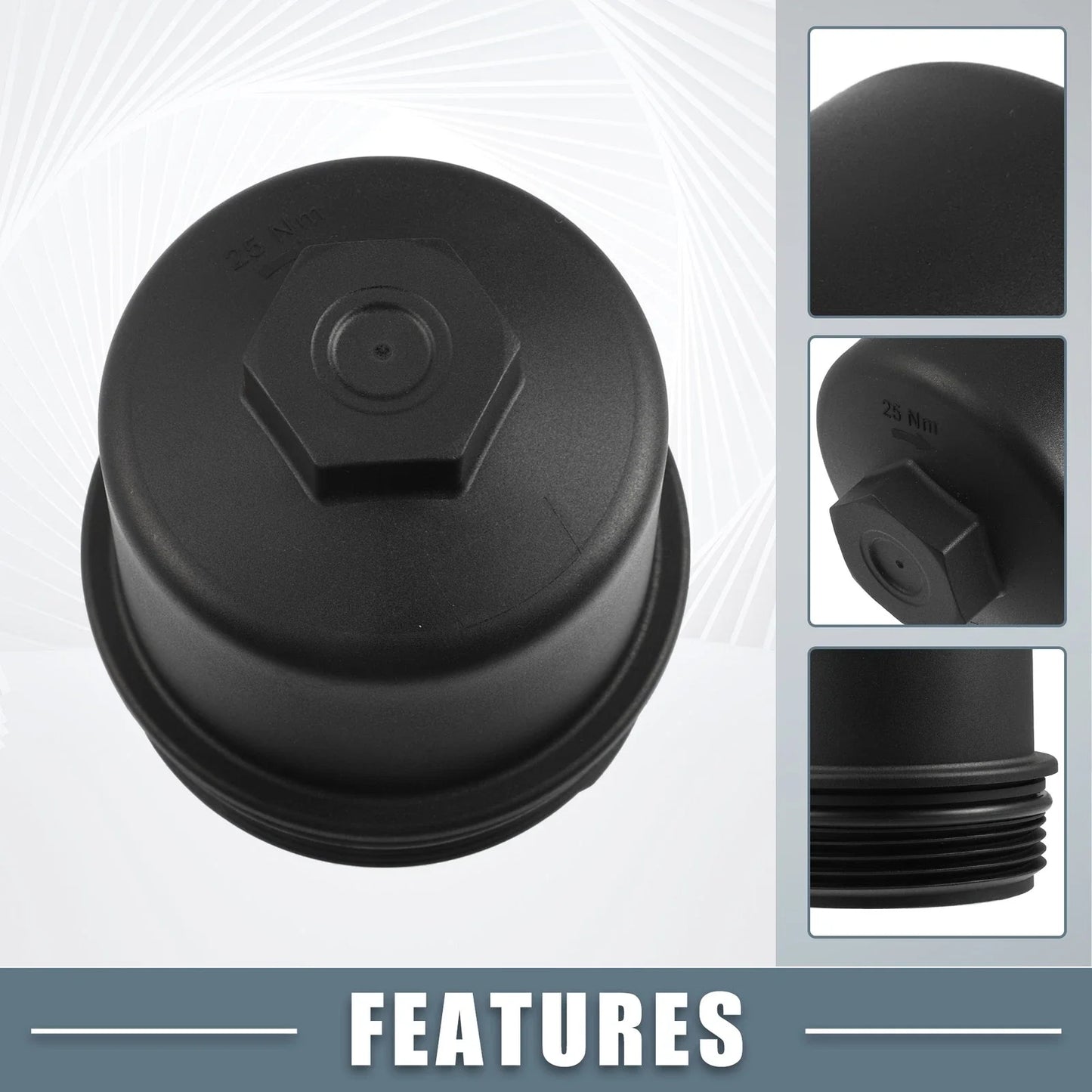 Engine Oil Filter Housing Cap for Mercedes-Benz CL550 E550 CLS550 (2007-2012)