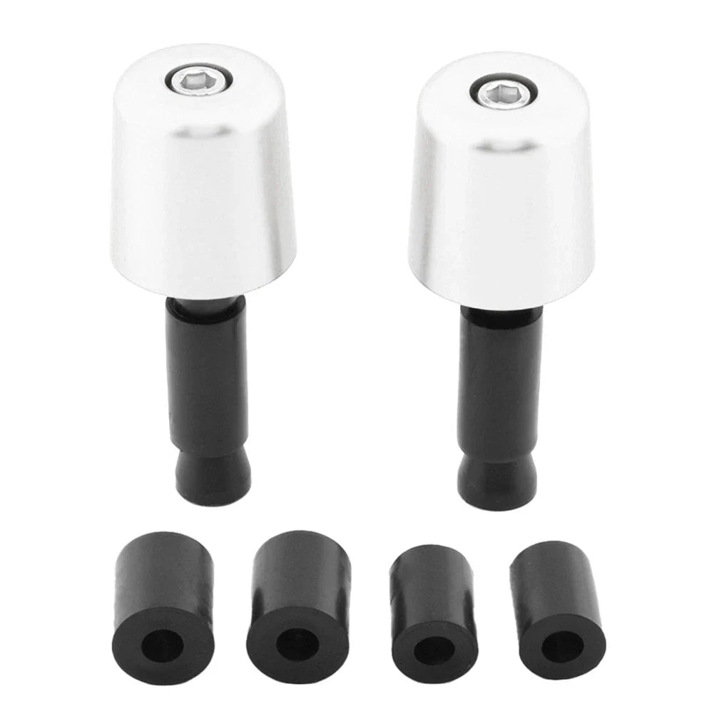1.5in Handlebar Hand Grips & End Caps for Universal Motorcycle