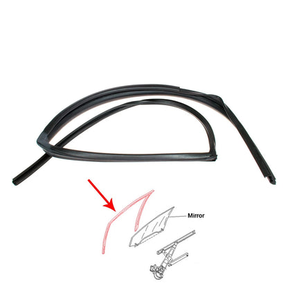 Rear Door Glass Run Channel Seal for Nissan Sentra B13 (1990–1994)
