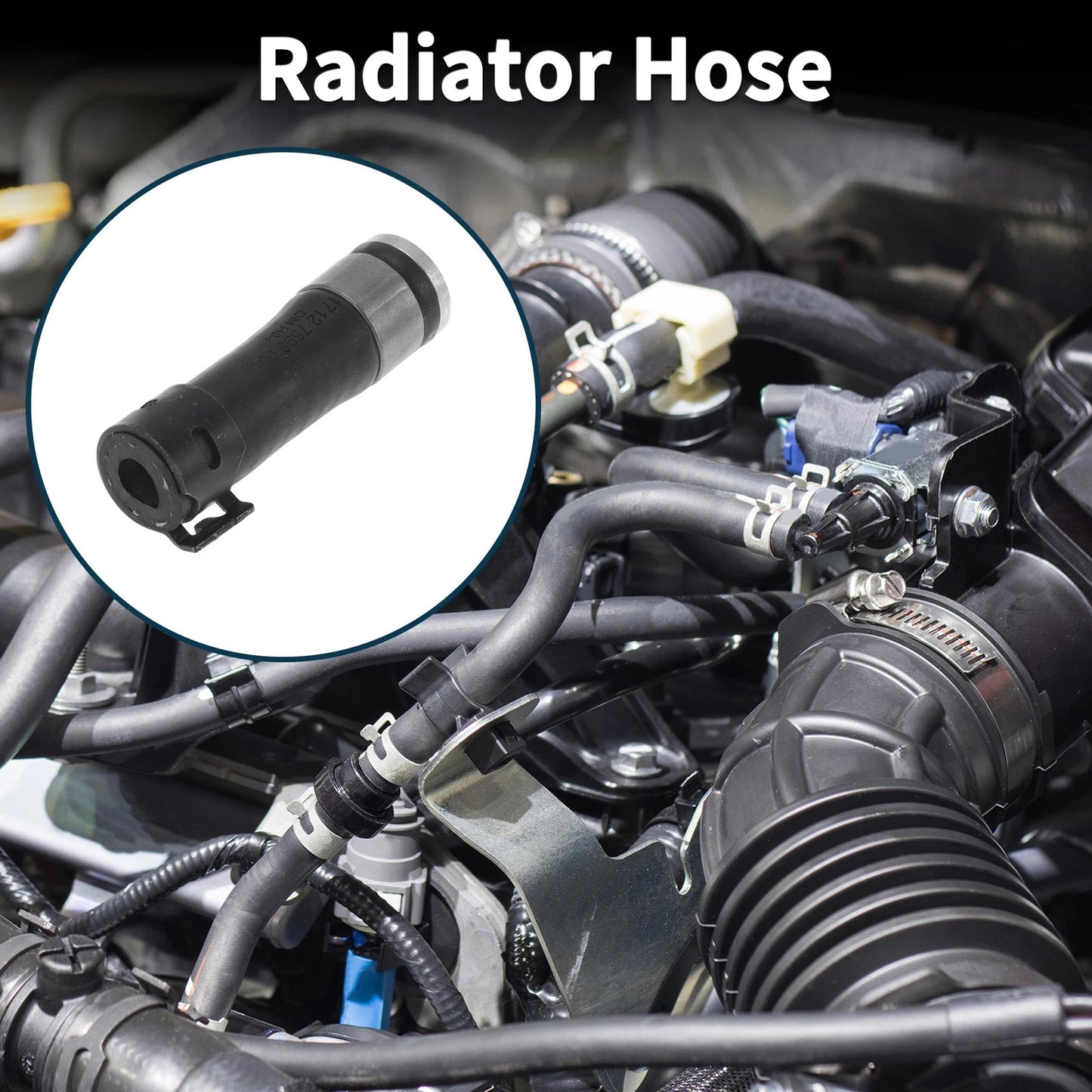 Radiator Hose No.17127598004 for BMW X6 (2010–2011)