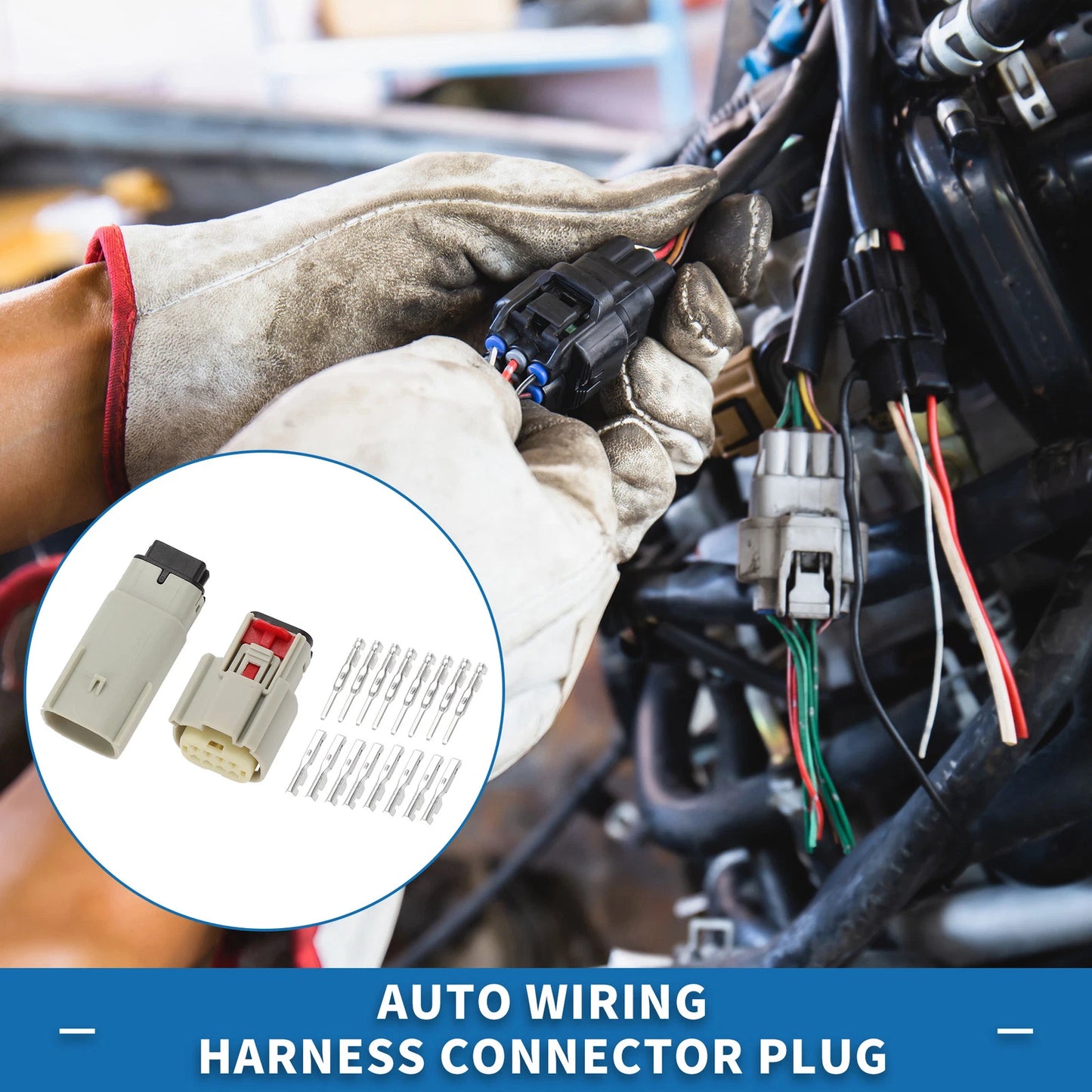 Wiring Harness Connector Plug Set for Harley Davidson