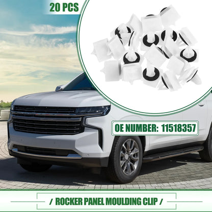 20 x Rocker Panel Clips for Chevrolet Avalanche (2007-2013)