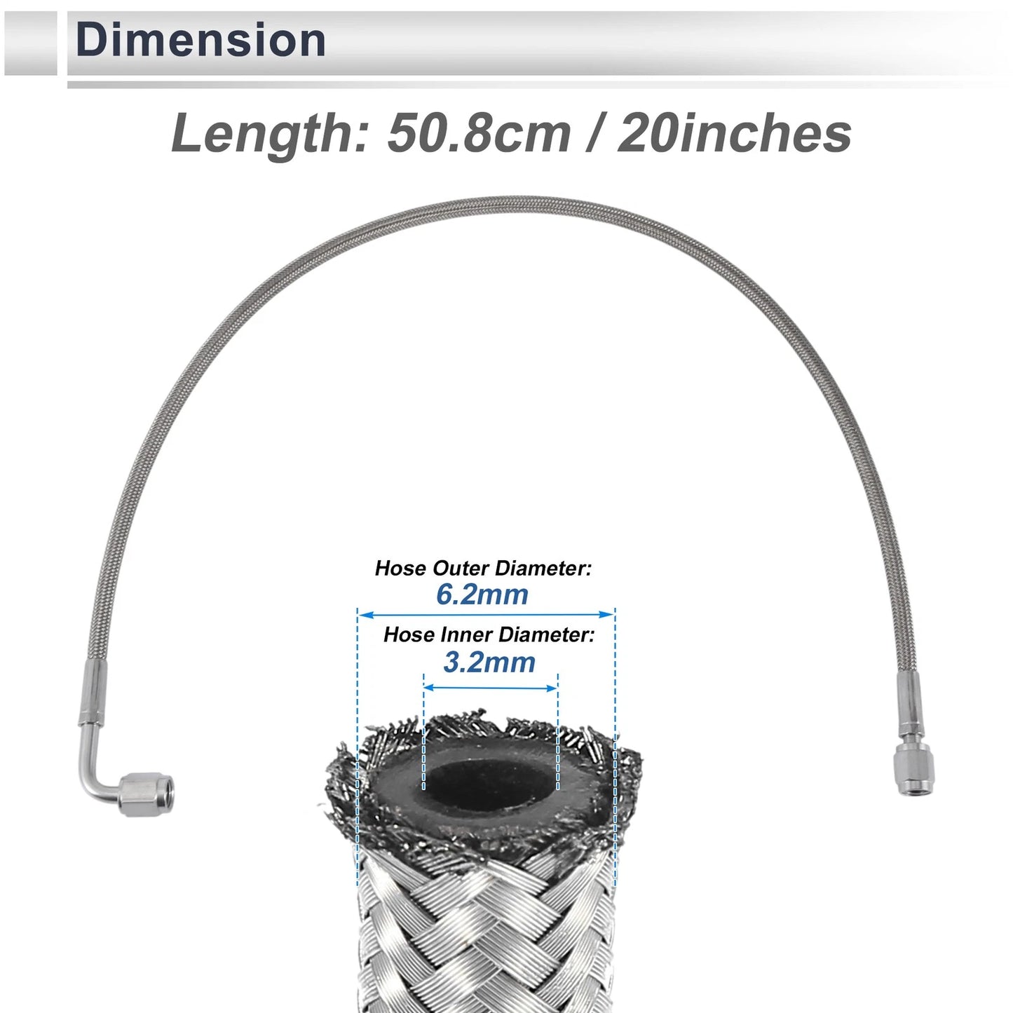 AN-3 Turbo Oil Feed Line Kit