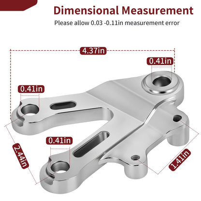 Left Footpeg Bracket for Kawasaki Ninja ZX-6R/9R/ZZR600 (1998–2008)