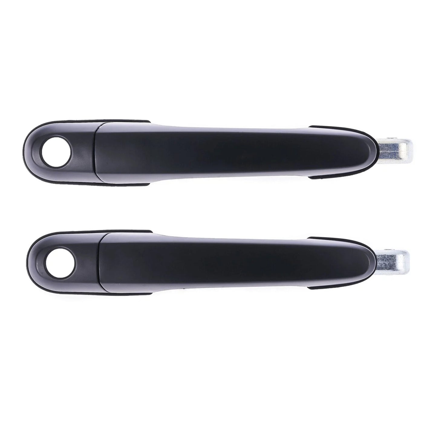 2pc Front Left & Right Outer Door Handle Black for Hyundai Tucson (2004–2010)