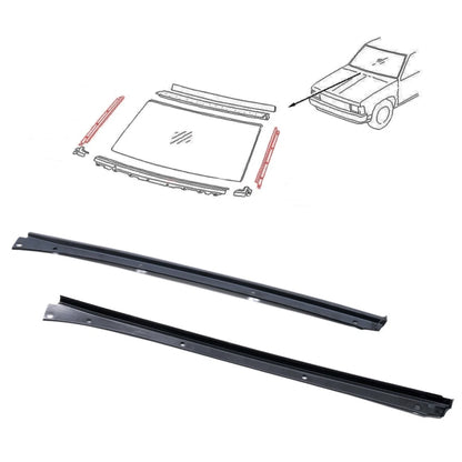 Set of 2 Front Windshield Side Mouldings for Nissan Pathfinder (1987–1995)