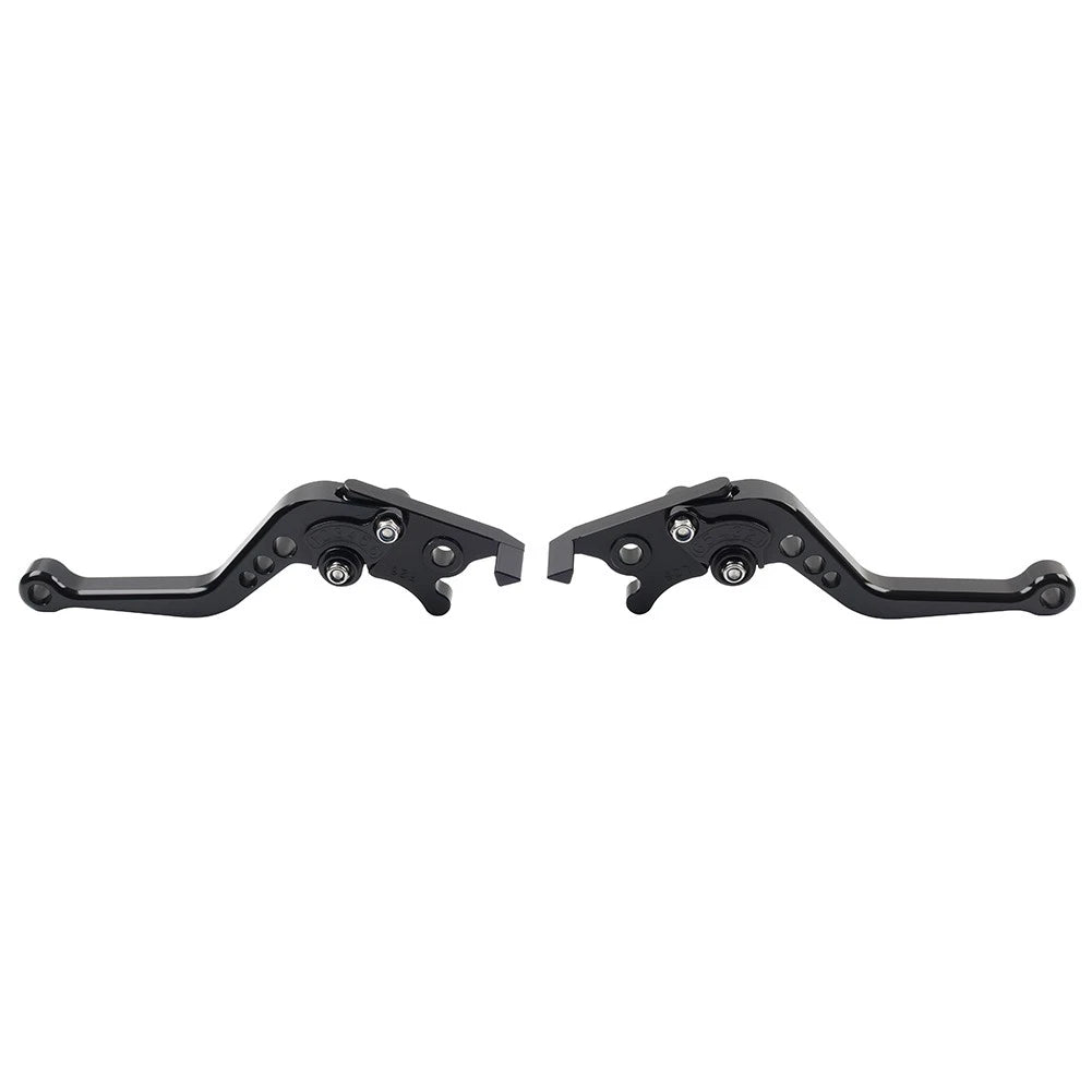 CNC Adjustable Short Brake Clutch Levers for Yamaha YZF R1 (2009–2014) Black